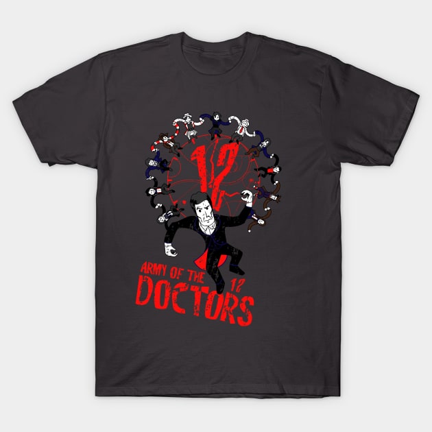 Army of the 12 Doctors T-Shirt by Everdream